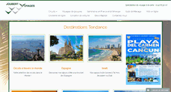 Desktop Screenshot of joubert-voyages.com